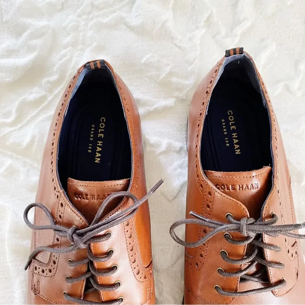 Cole Haan Jefferson Grand 2.0 Plain Toe Derby Shoes Size 13